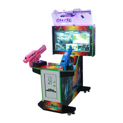 22 بوصة ماكينات رماية الشاشة ، Ultra Firepower Arcade مع Pink Gun