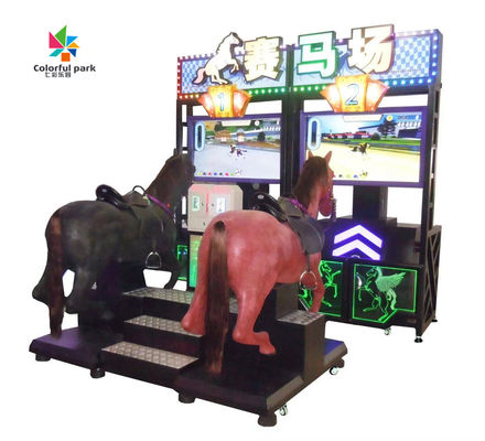 آلة لعبة سباق الخيل محاكاة التناظرية الحديثة مع آلة لعبة ركوب الشاشة