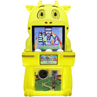 High Quailty Cute Cow Three Keys Three In One Single-Player Button Arcade Game 19-Inch