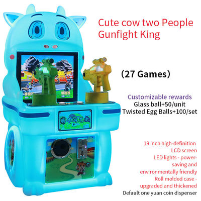 آلة ألعاب تجارية تعمل بالعملات المعدنية للبيع آلة Twin Gunfight King