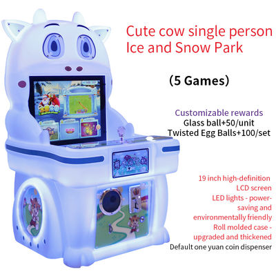 محطة ألعاب الروكر LBE ألعاب VR مع محاكاة الحركة آلة Ice And Snow Park
